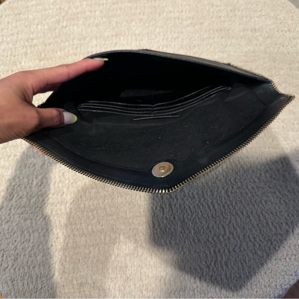 Rebecca Minkoff leather envelop clutch - Picture 3 of 4